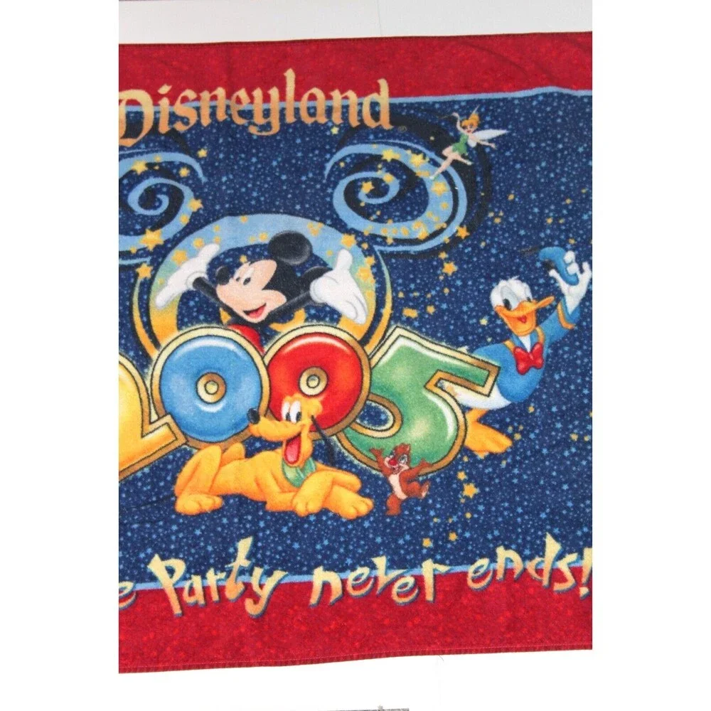 Disney Disneyland Where The Party Never Ends 59 x 31 Inches Beach Towel Cotton